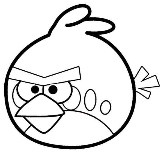 angry birds para colorear