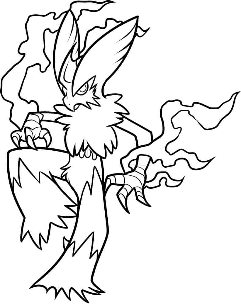 blaziken para colorear