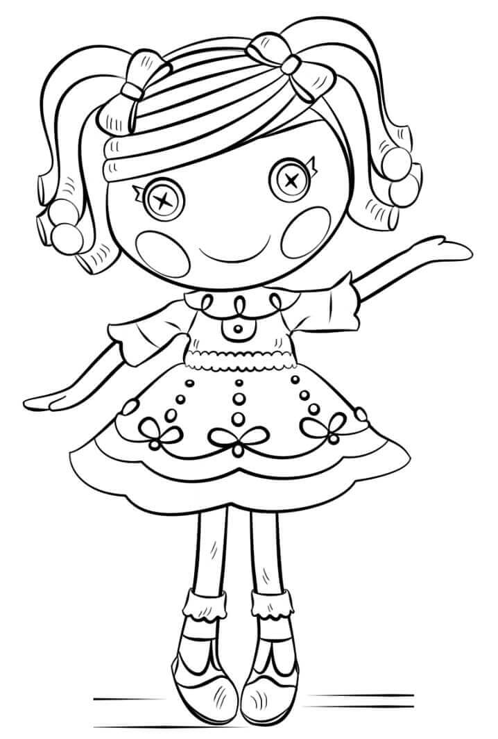 lalaloopsy para colorear