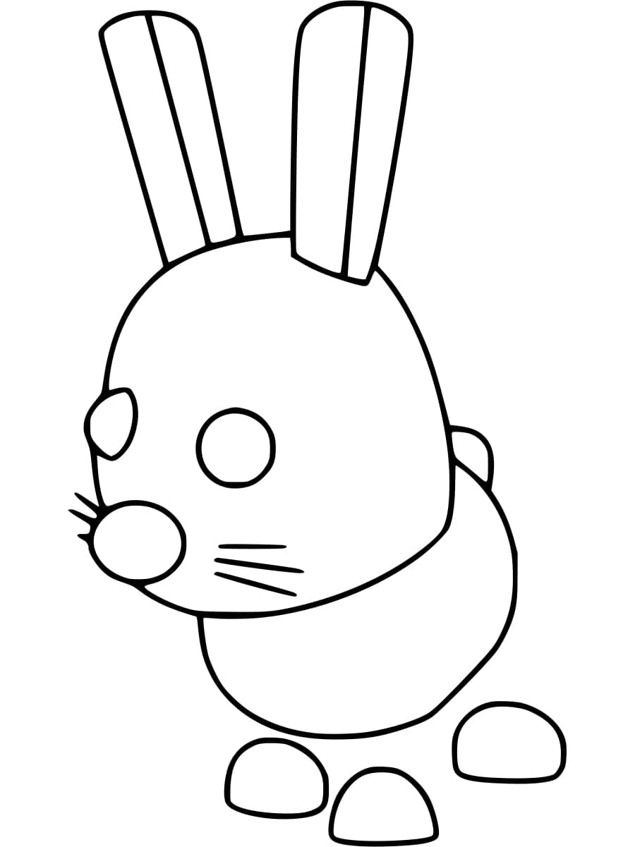 adopt me bunny coloring pages