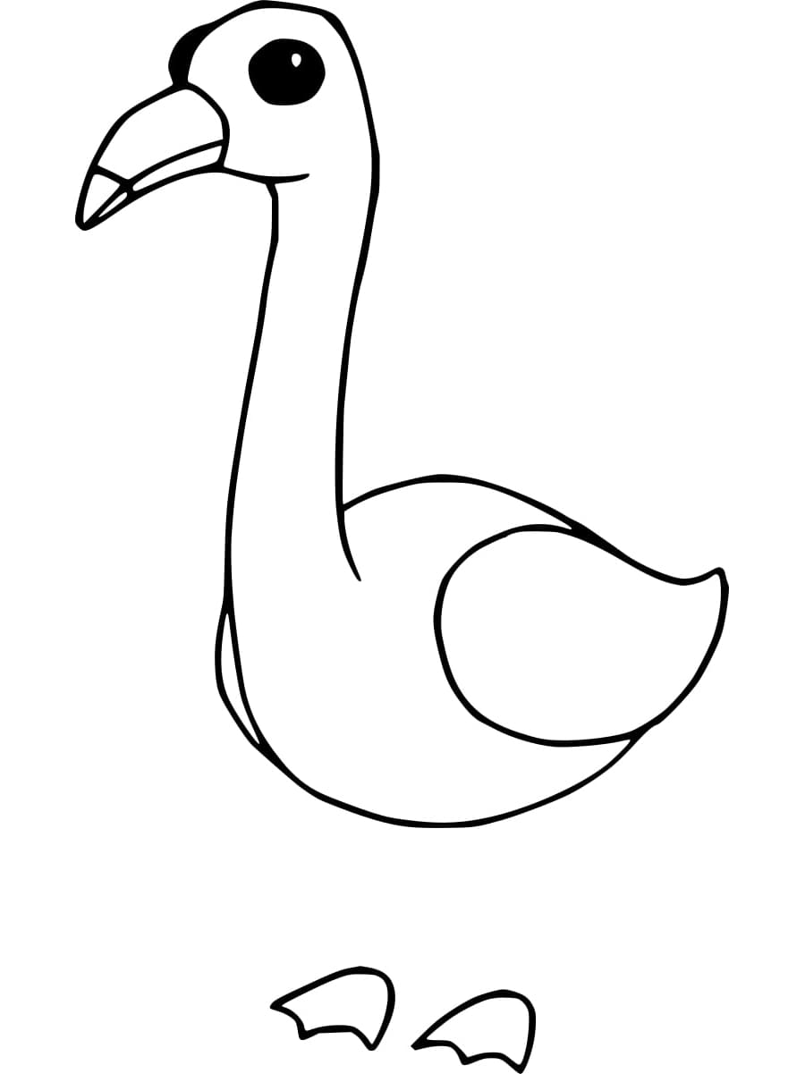 adopt me goose coloring pages