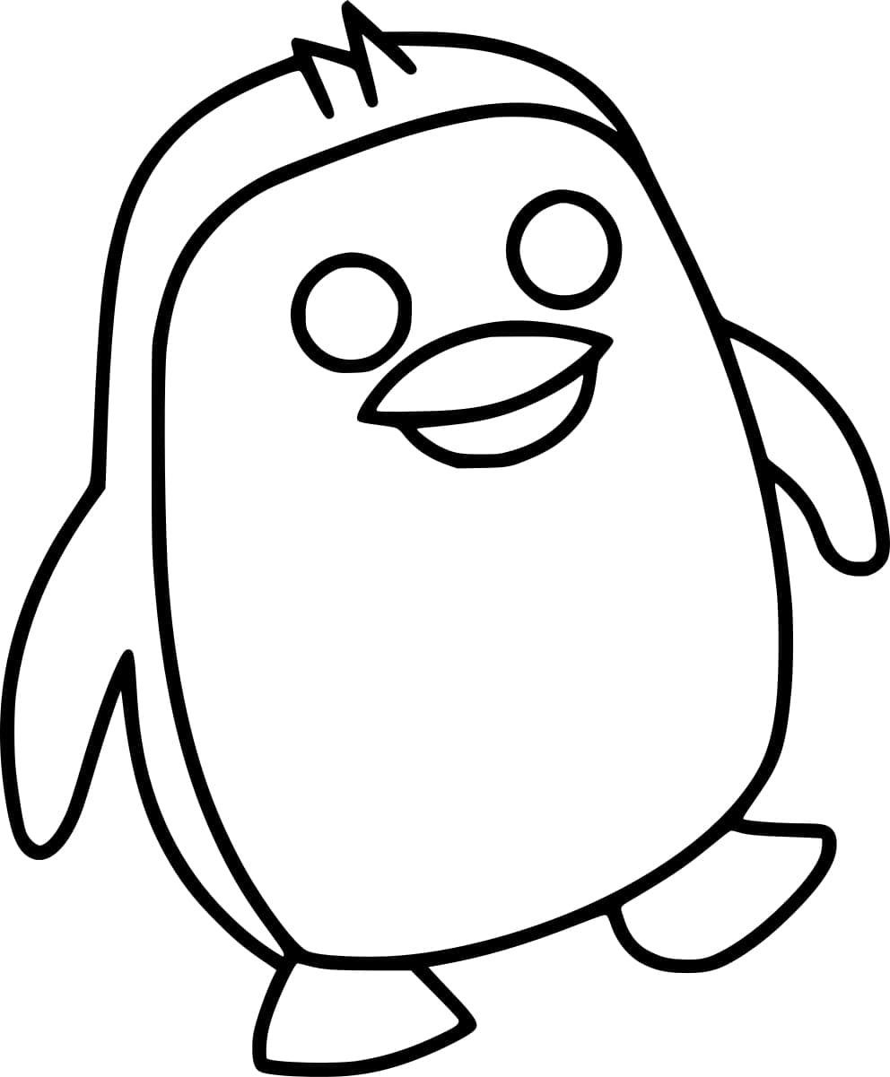 adopt me penguin coloring pages