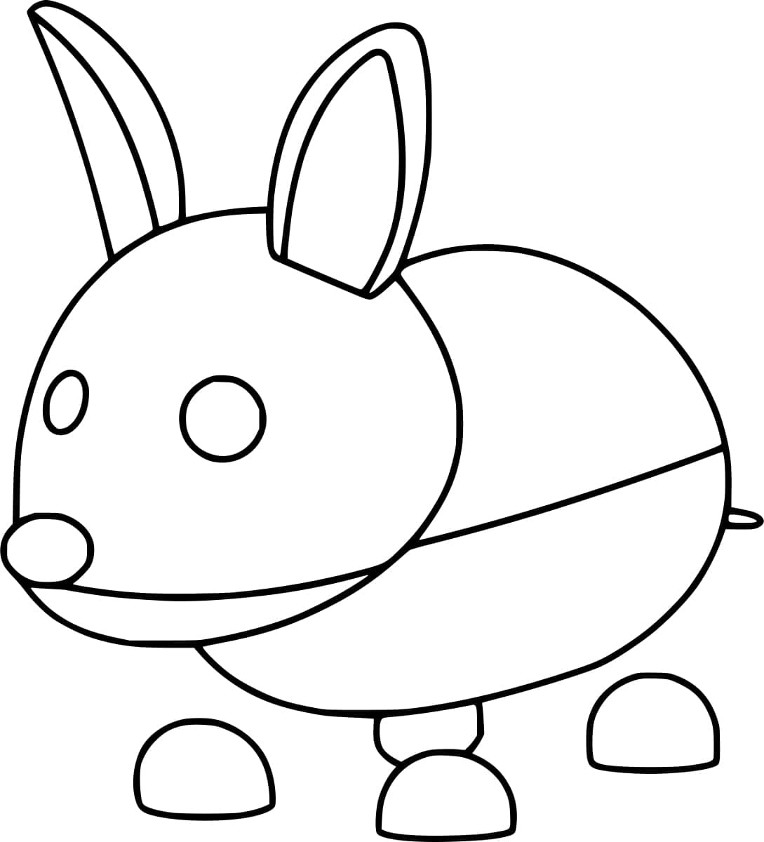 adopt me rabbit coloring pages