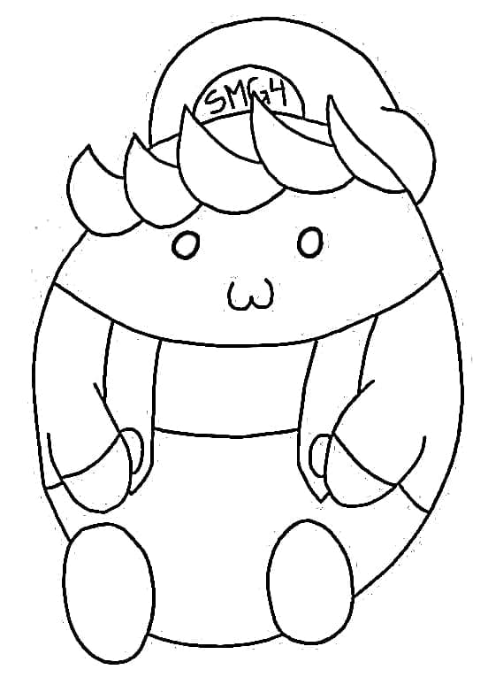 adorable beeg smg4 coloring pages