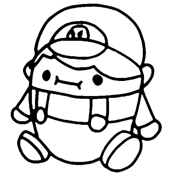 cute beeg smg4 coloring pages