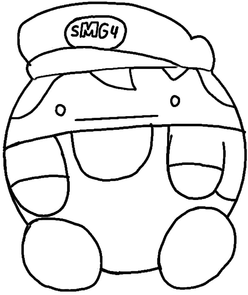 funny beeg smg4 coloring pages