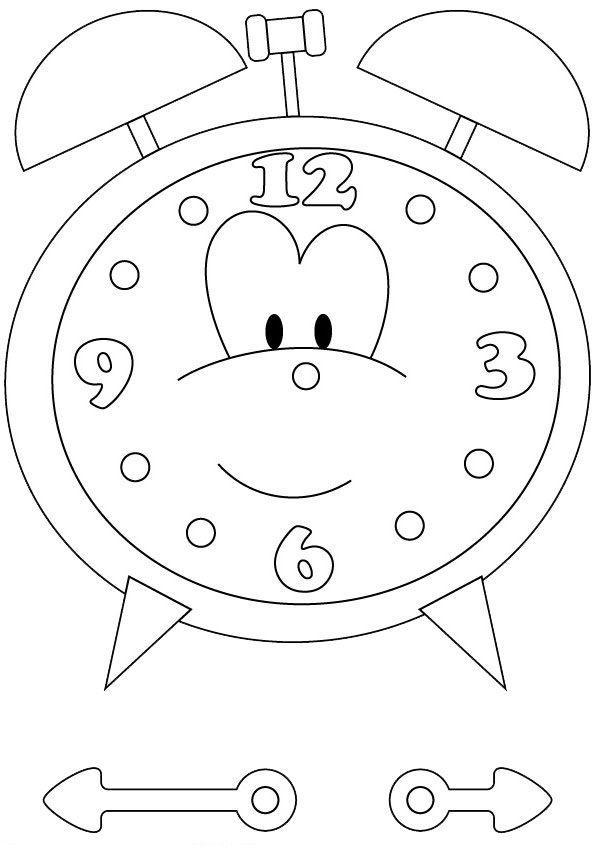 Desenhos de Relógio para Desenhar Imprimir e Colorir