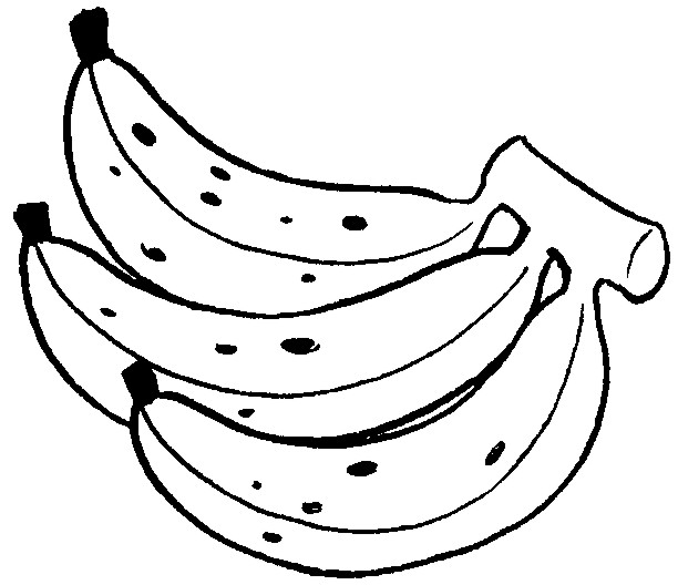 27+ Desenhos de Banana → Imprimir e Colorir/Pintar