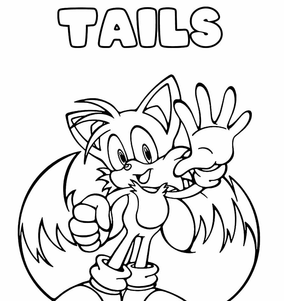Tails para Colorir