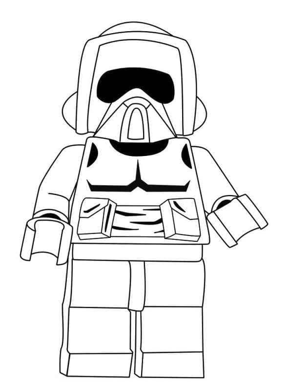 Desenhos de Lego Star Wars para Pintar