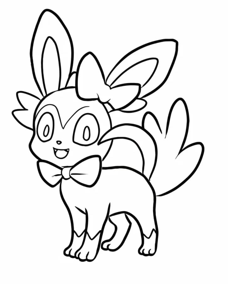 Sylveon para Colorir