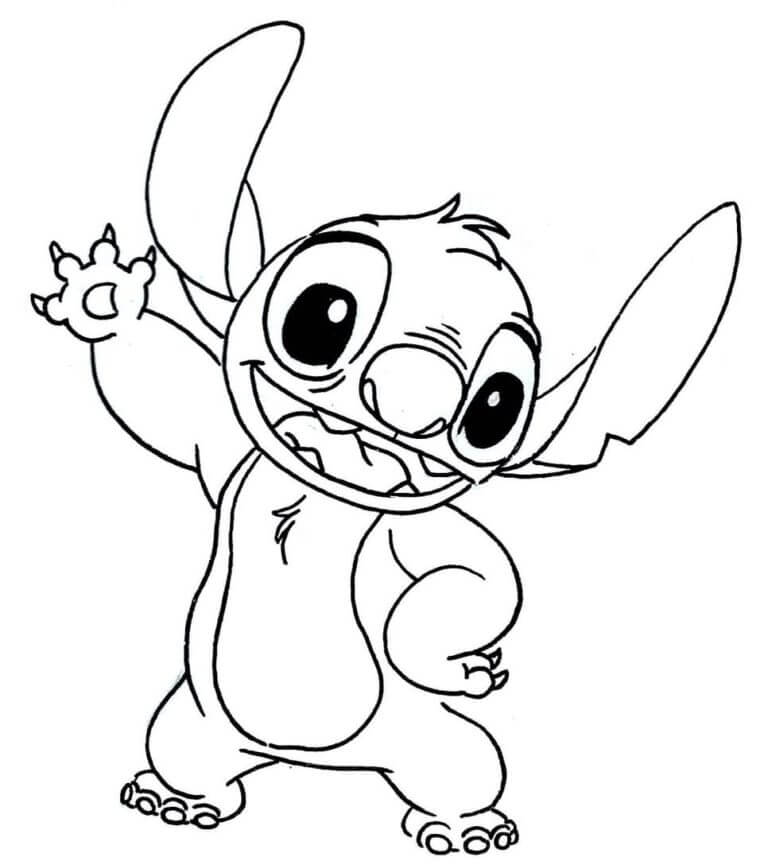 desenhos de stitch para colorir