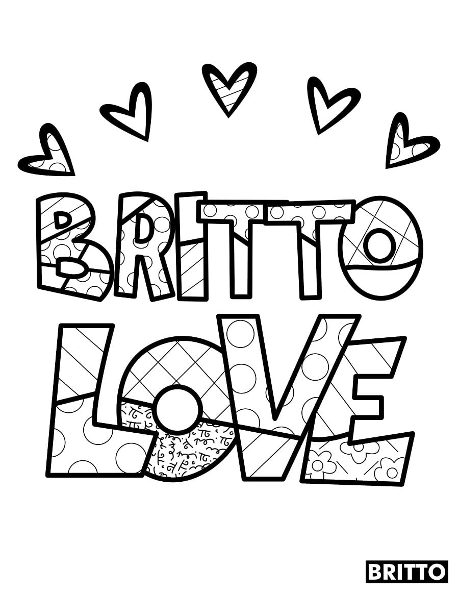 livro gratuito de colorir do romero britto em pdf