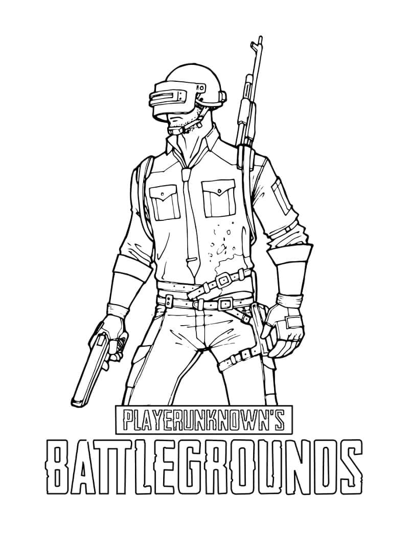 pubg para colorir