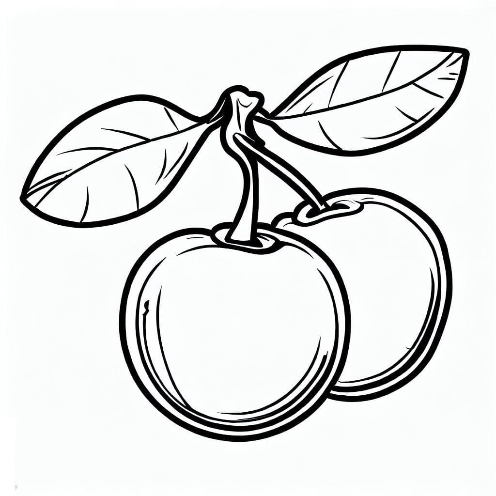 desenhos de acerola para colorir