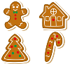 Biscoito de Natal para Colorir