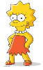 Lisa Simpson para Colorir