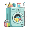 Máquina de Lavar para Colorir