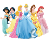 Princesas da Disney para Colorir