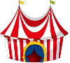 Tenda de Circo para Colorir